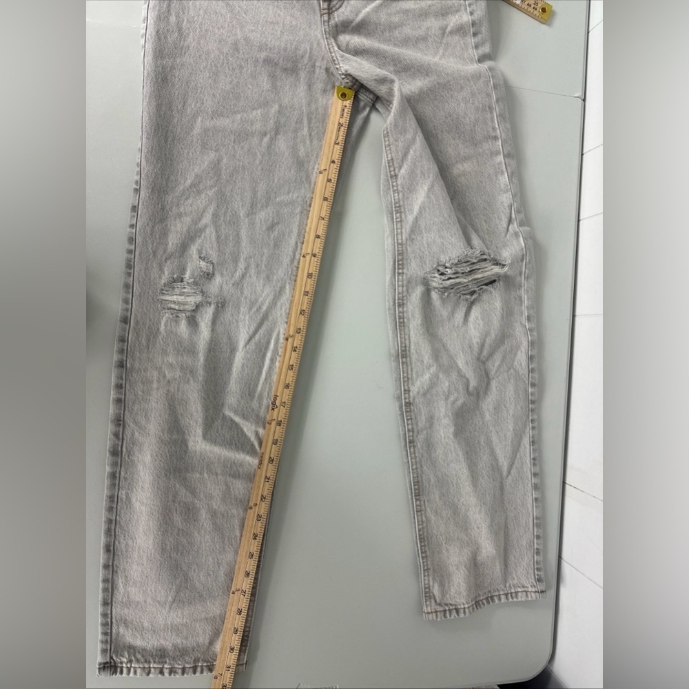 NWT Wild Fable Sz 6/32” High Rise Straight Jeans Distressed Button Fly Juniors - Picture 8 of 11